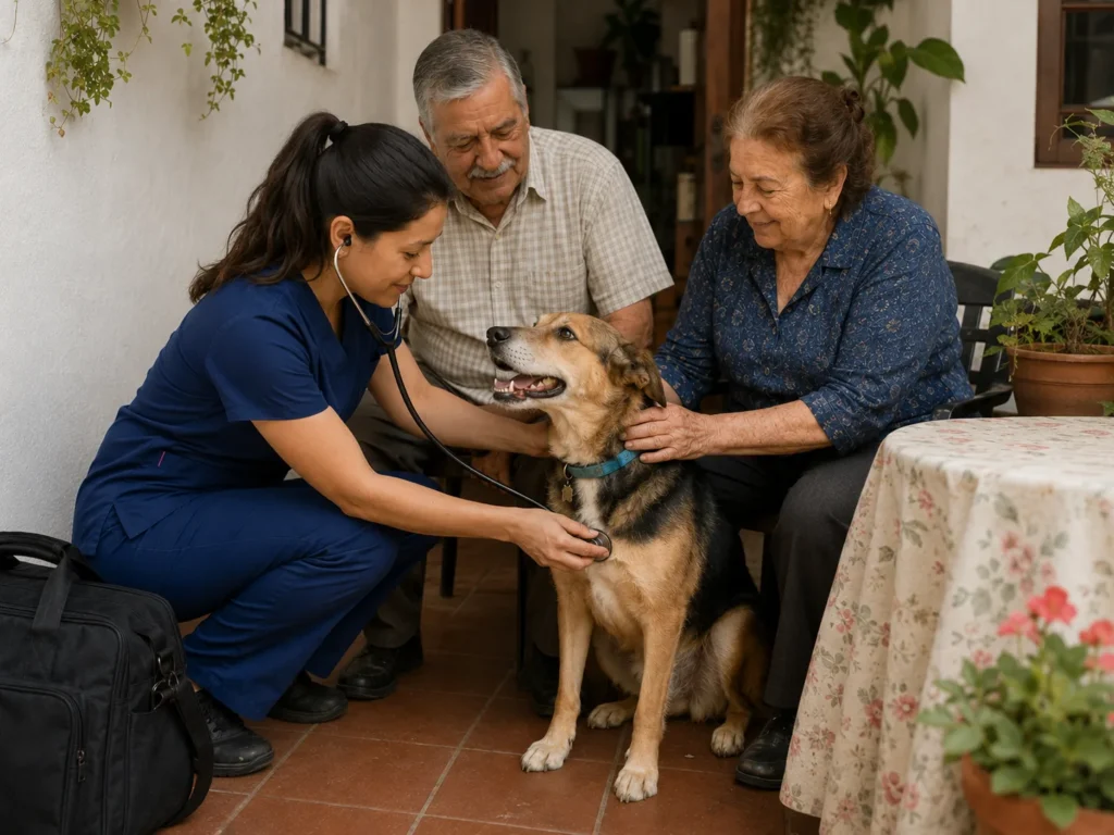 Curación simple — atención veterinaria a domicilio